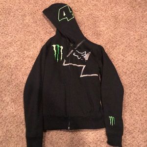Fox- monster energy collaboration sweatshirt
